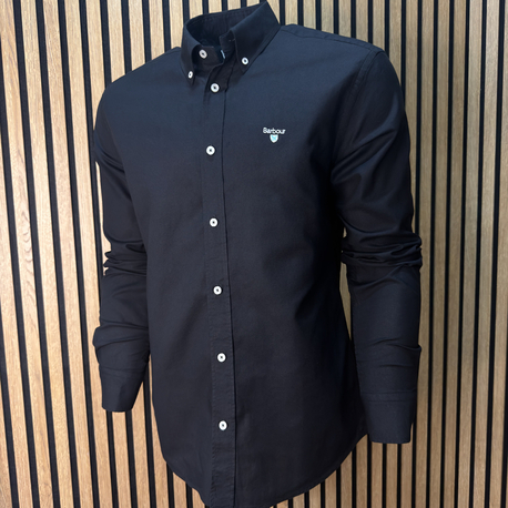Barbour Siyah Gömlek TAM KALIP