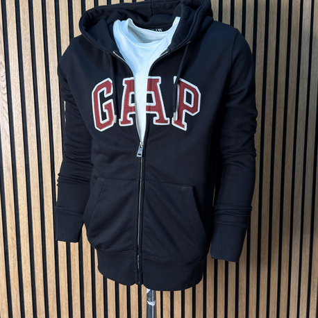 G4P Kapüşonlu Siyah Sweat Tam Kalıp