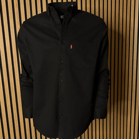 Levis (Tam Kalıp ) siyah Gabardin gömlek
