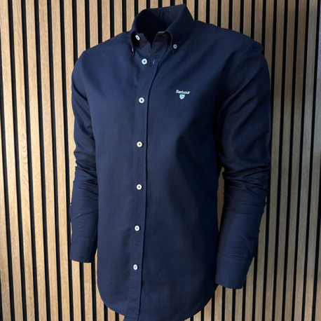 Barbour Lacivert Gömlek DAR KALIP