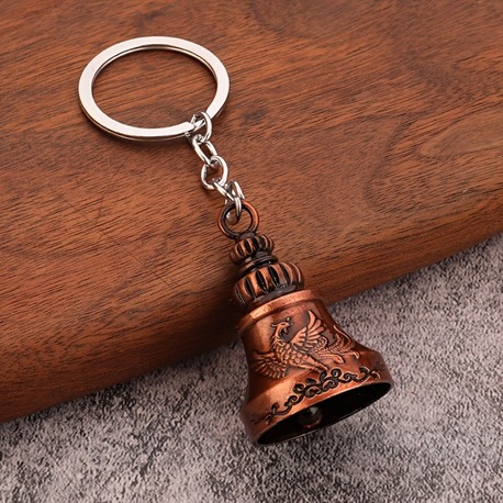 Antika Model – Guardian Bell | Motifli Eski Bakır Görünümlü Şans Çanı