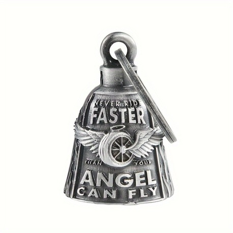 Never Ride Faster Than Your Angel Can Fly – Guardian Bell