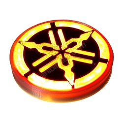 Sarı Led Işıklı Yamaha Logosu