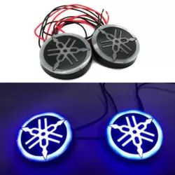 Mavi Led Işıklı Yamaha Logosu