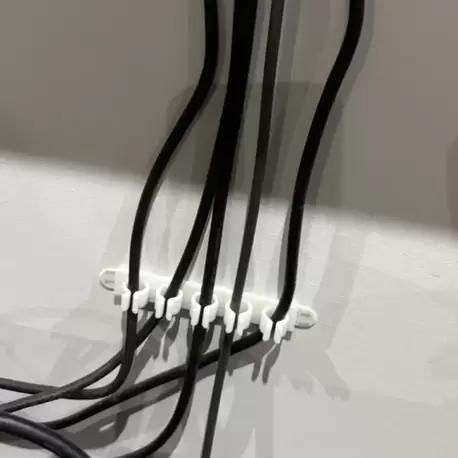 3D Baskı Çoklu Kablo Düzenleyici Klips
