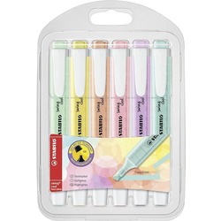STABİLO FOSFORLU KALEM SWİNG 6 PASTEL RENK