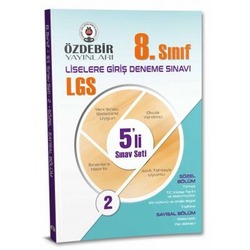 ÖZDEBİR LGS 5 Lİ SINAV SETİ 2.SERİ