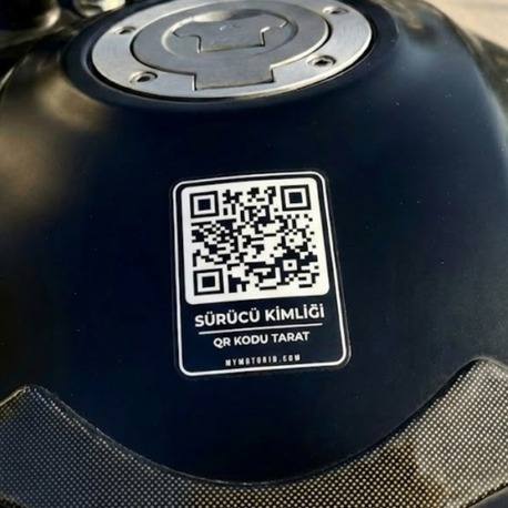 MyMotorID QR KOD STİCKER