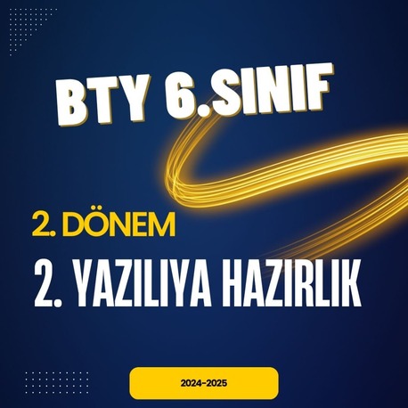 BTY 6. SINIF SINAVA HAZIRLIK