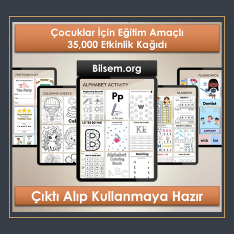 35.000+ Eğitim Kaynağı Paketi