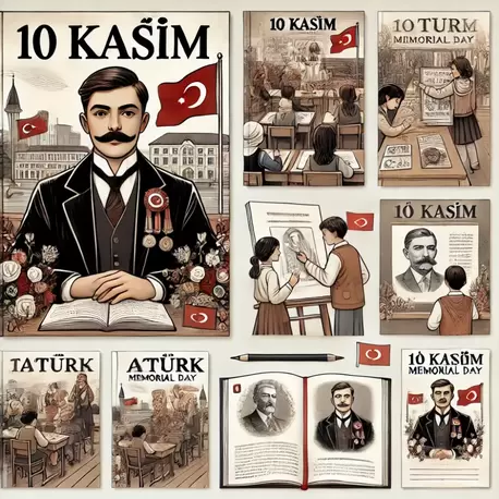 10 Kasım İçin Materyaller (55 den Fazla Etkinlik Kağıdı)