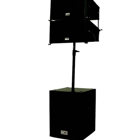 MCS LA-DOUBLE SET Aktif Hoparlör Paket Set
