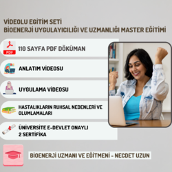 VİDEOLU BİOENERJİ ÖĞRENME VE UYGULAMA SETİ 