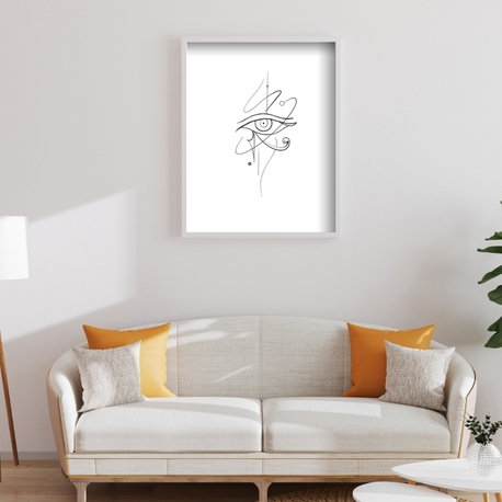 One Line Dekoratif Tablo 35x50