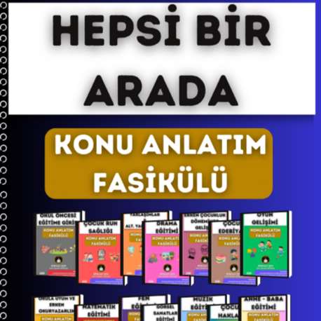 OKUL ÖNCESİ ÖABT TÜM DERSLER KONU ANLATIM FASİKÜLÜ (2026) (Tüm Fasiküller Bir Arada)
