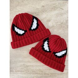 Spiderman Kadın Kırmızı Bere 
