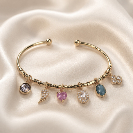 Prenses Charm Detaylı Bileklik