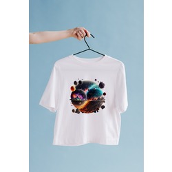 Planet Oversize Tişört Unisex