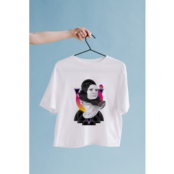 Maskeli Heykeltraş Oversize Tişört Unisex