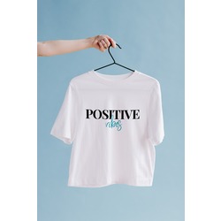 Positive Vibes Oversize Tişört Unisex