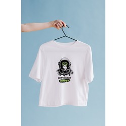 Astronaut Monkey Oversize Tişört Unisex