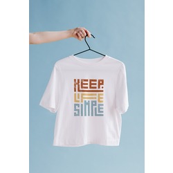 Keep Life Simple Oversize Tişört Unisex