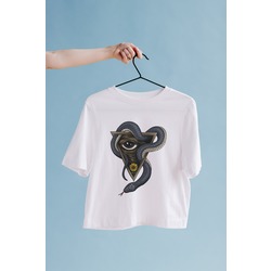 Yılan Oversize Tişört Unisex