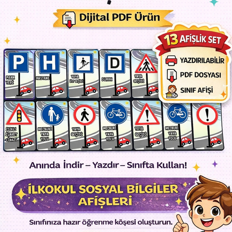 TRAFİK LEVHALARI - DİJİTAL ÜRÜN
