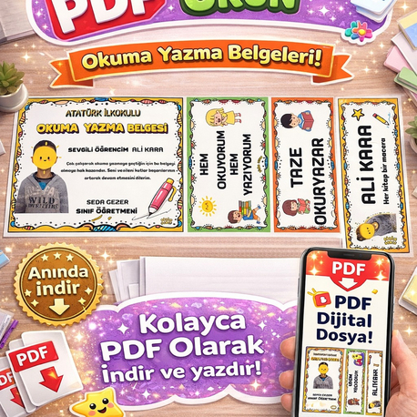 OKUMA BELGESİ - DİJİTAL ÜRÜN