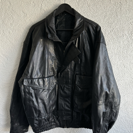 Vintage Bomber Deri Ceket