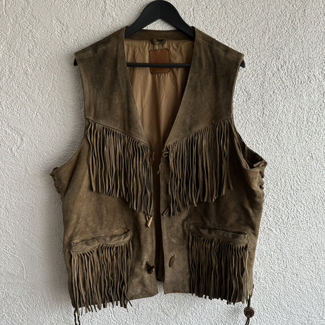 Vintage Deri Yelek