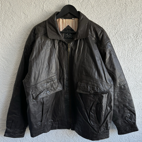 Vintage Bomber Deri Ceket