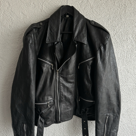 Vintage Biker Deri Ceket