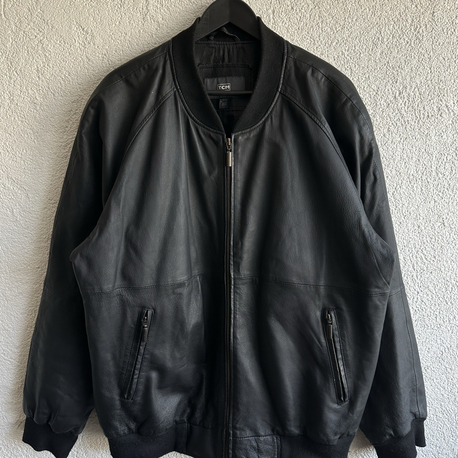 Vintage Bomber Deri Ceket