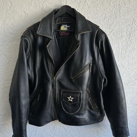 Vintage Biker Deri Ceket