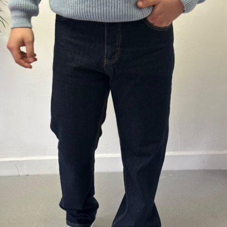Premium Lüks Segment Baggy Jean - Lacivert