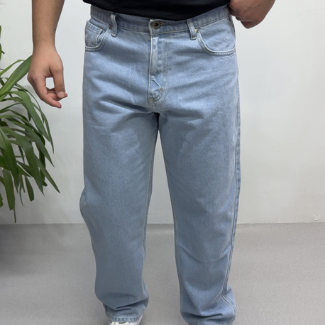 Buz Mavi Baggy Jeans 