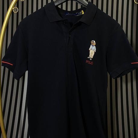 R-L Ayıcıklı Polo Yaka T-Shirt
