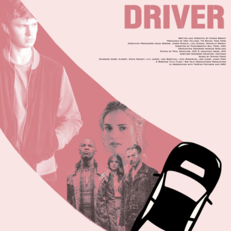 baby driver tasarım poster
