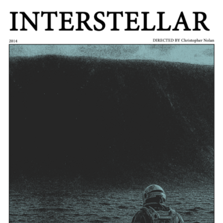 interstellar tasarım poster