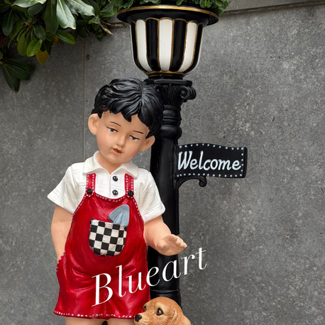 Saksılı Welcome çoçuk