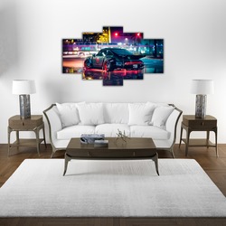 5 Parça Mdf Üzerine UV Baskı Duvar Tablosu
