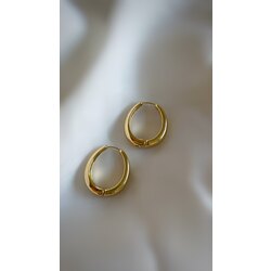Oval Küpe