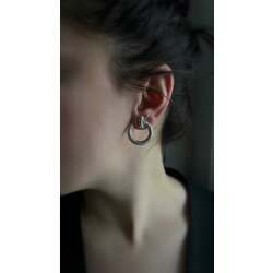 Halfring Silver Küpe