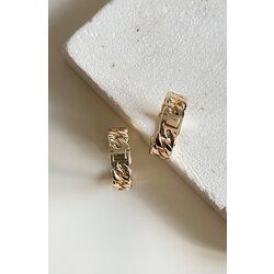 Gold Halka Küpe