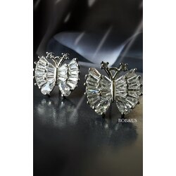 Butterfly Küpe Silver