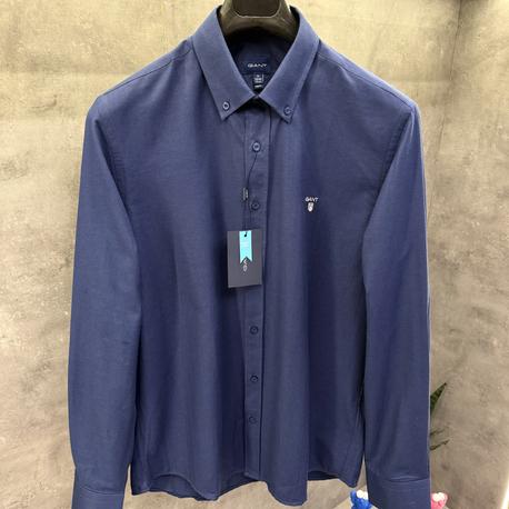 Gnt Premium Oxford Classic Lacivert Slimfit Gömlek