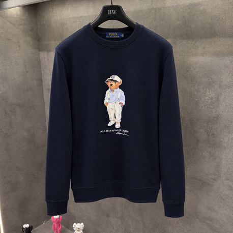 RL Premium Crew Yaka Ayıcık Laci Sweatshirt