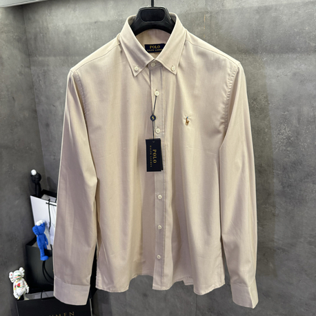 RL Premium Classic Regular fit Beige Gömlek