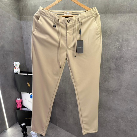 Emporio Armani Premium Bej Kumaş Pantolon